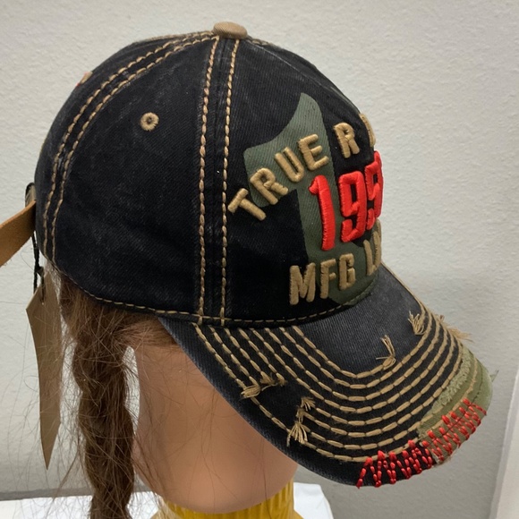 SCRIPT BUDDHA PULLOVER HOODIE With True religion 1956 MFG LA CA Cap. - Picture 6 of 12